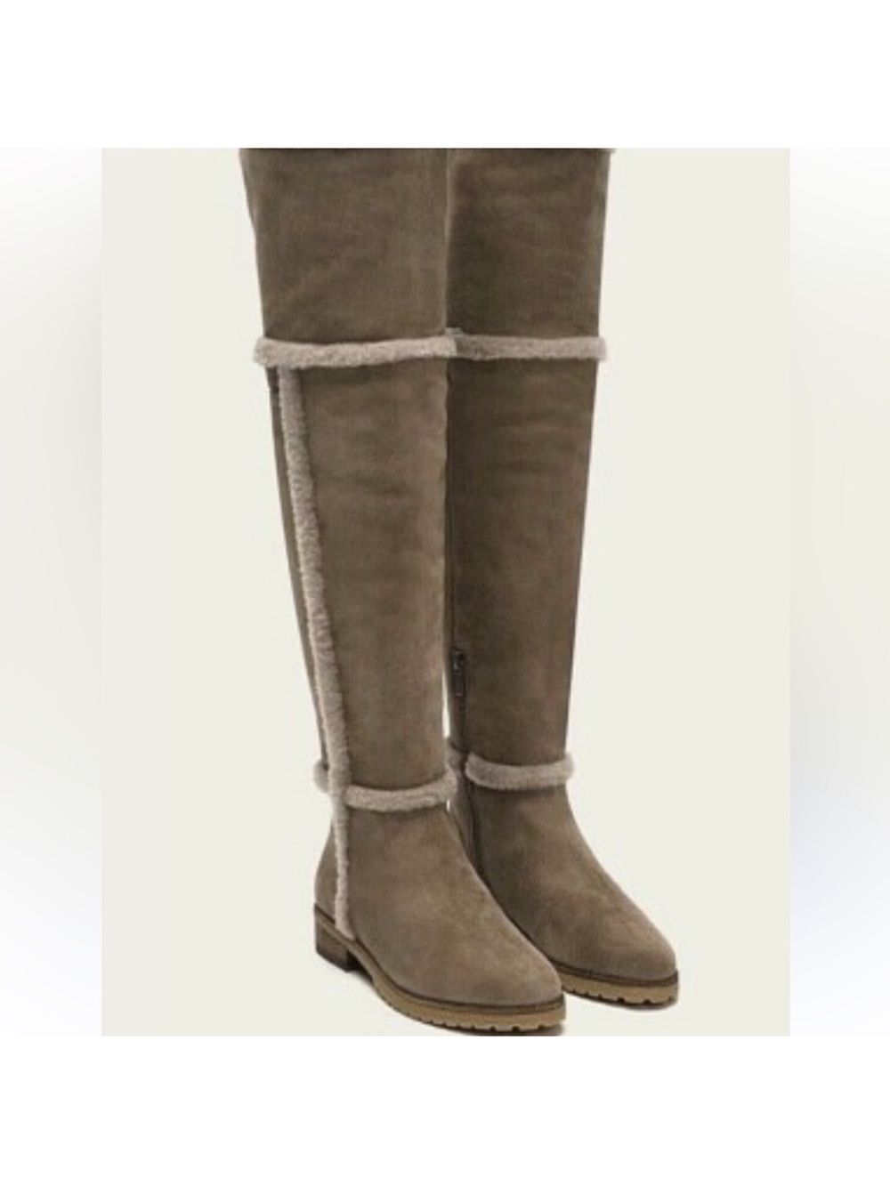Frye Tamara Shearling Over-The-Knee Boot
